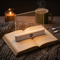 White Acrylic Soft-Light LED Reading Lamp